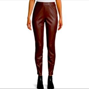 Hugo boss faux leather leggings